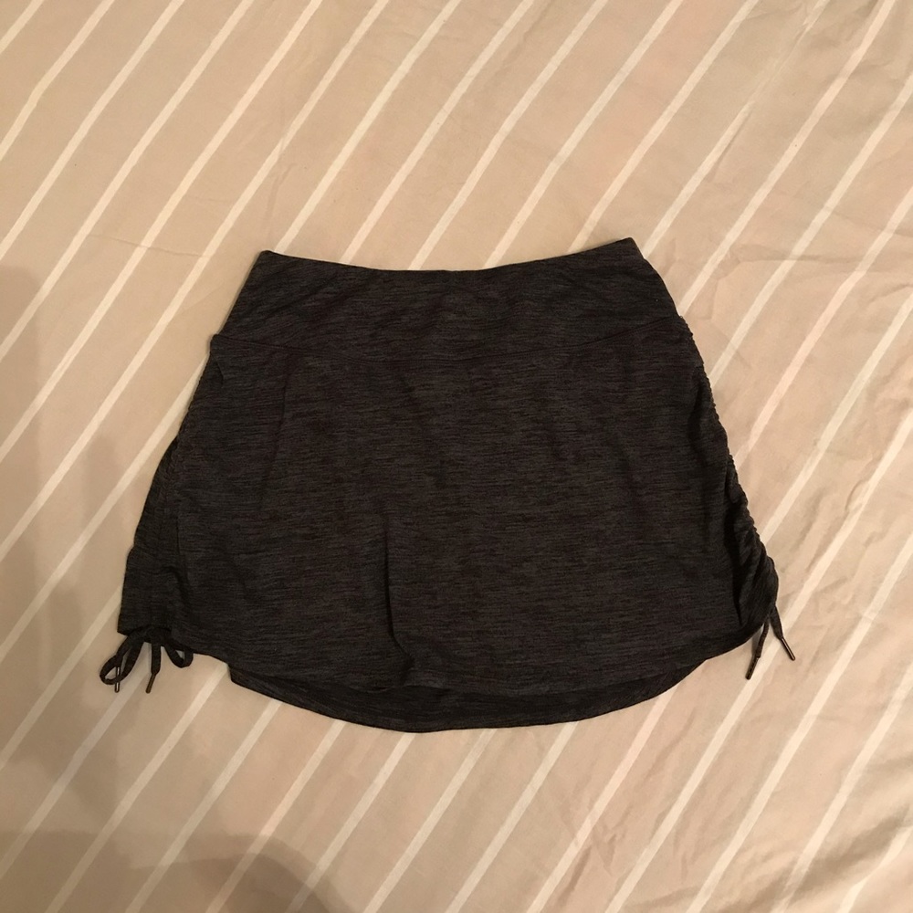 Gray Athleisure Skort